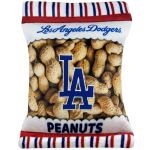 LAD-3346 - Los Angeles Dodgers- Plush Peanut Bag Toy